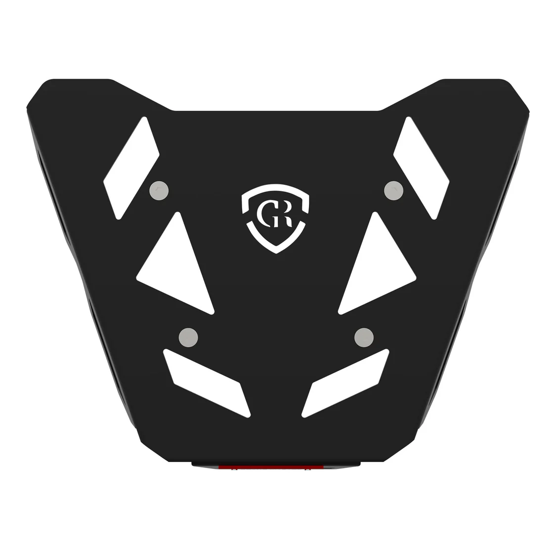 GRAND PITSTOP Top Rack Plate for SUZUKI - V Strom - Black - Image 2