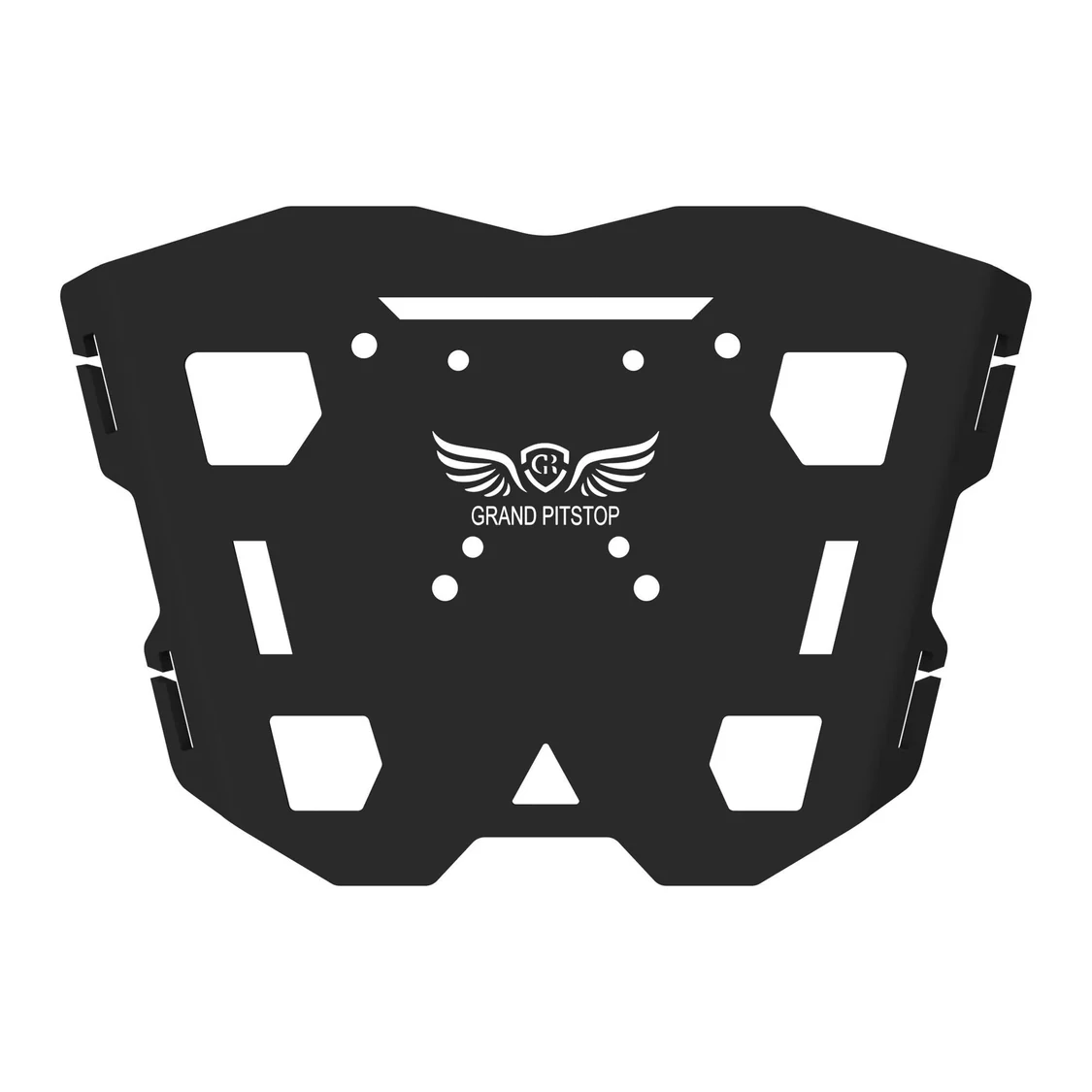 GRAND PITSTOP Top Rack Plate for Hero Xpulse 200/400 - Black - Image 3