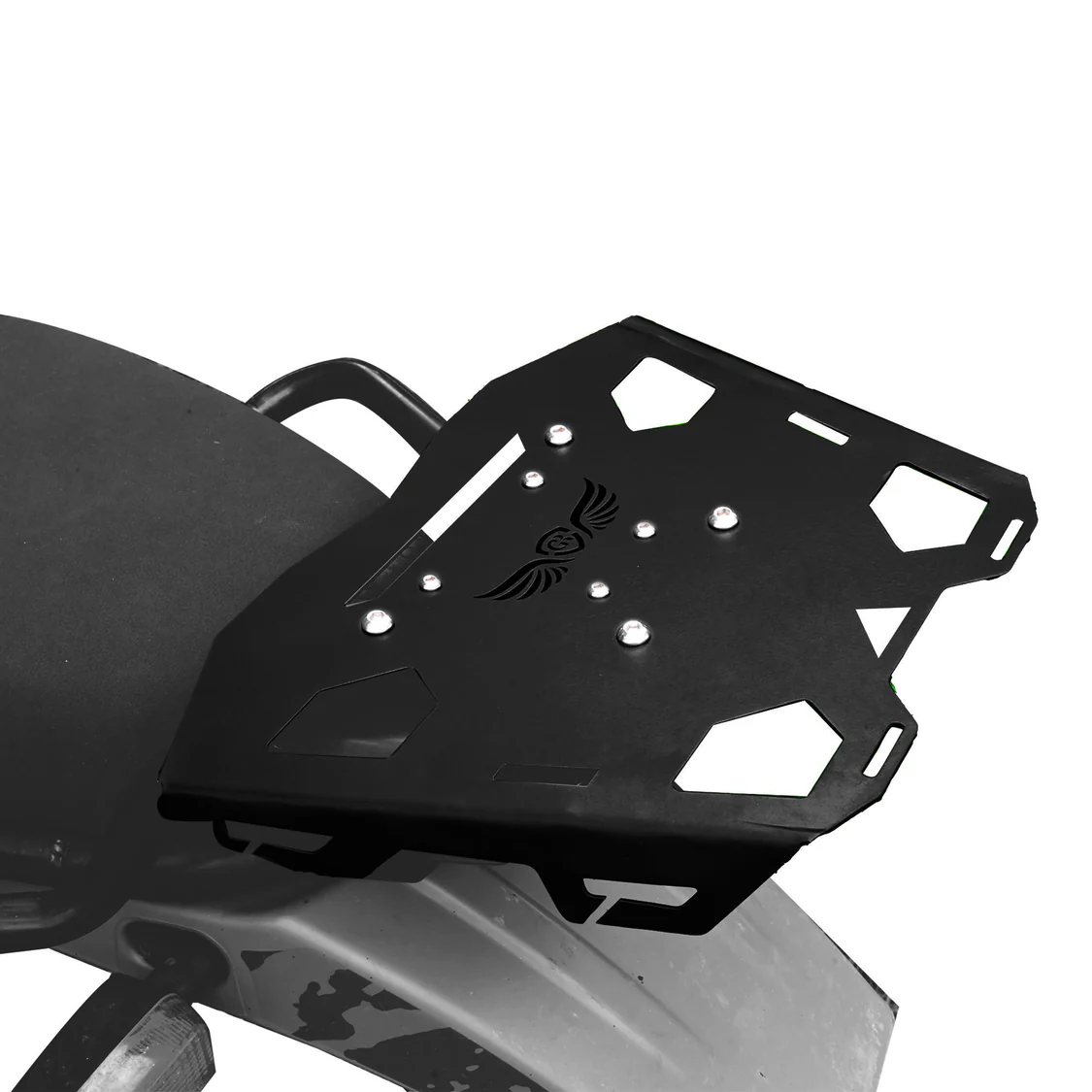 GRAND PITSTOP Top Rack Plate for Hero Xpulse 200/400 - Black - Image 4