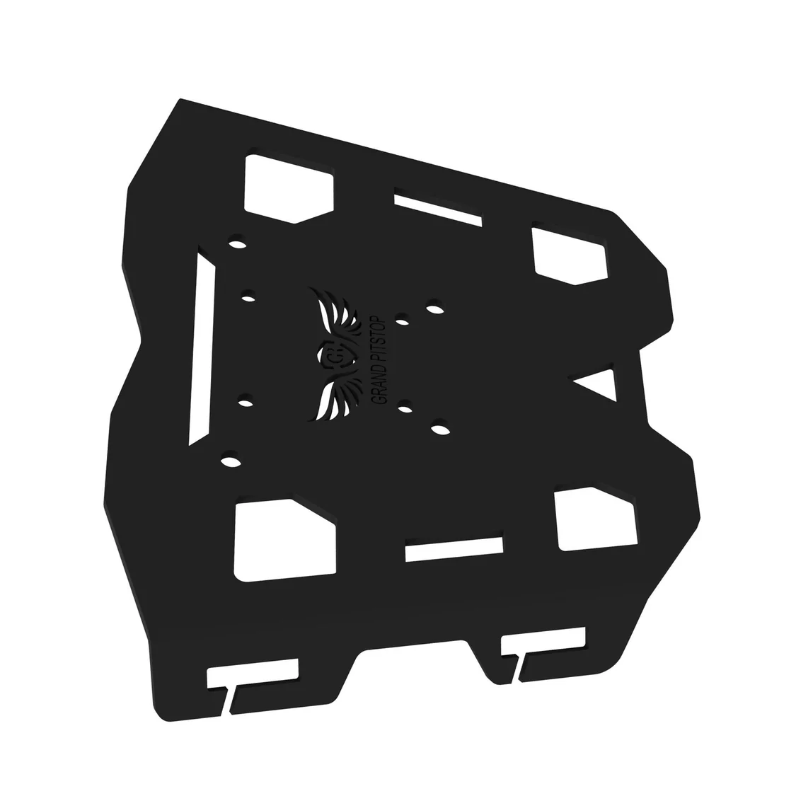 GRAND PITSTOP Top Rack Plate for Hero Xpulse 200/400 - Black - Image 2