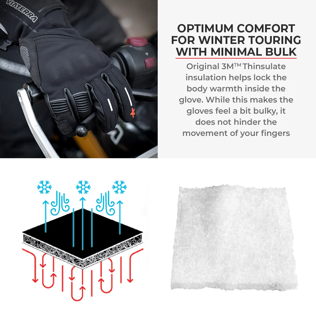 VIATERRA TUNDRA v3 – WATERPROOF/ WINTER MOTORCYCLE GLOVES - Image 8