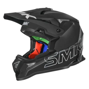 SMK ALLTERRA SOLID MA260 MATT-BLACK OFFROAD HELMET