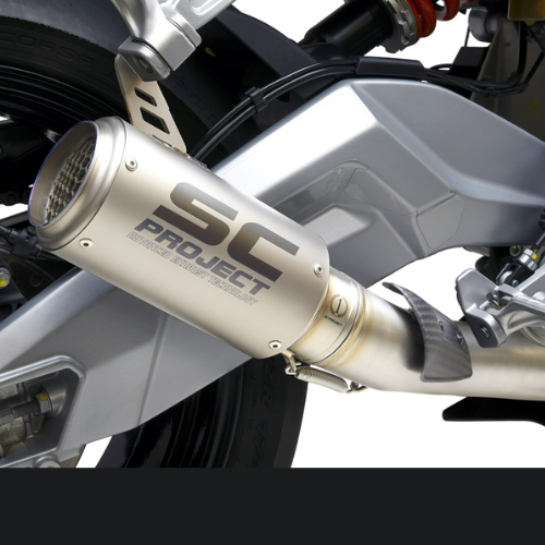 SC PROJECT EXHAUST FOR APRILIA RS 660 (2020 – 2023) Full exhaust system 2-1, Stainless steel, with CR-T Titanium Muffler - Image 2