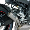 SC PROJECT EXHAUST FOR BMW S 1000 R (2017 – 2020) CR-T Carbon Fiber with titanium mesh Muffler, with Titanium link pipe