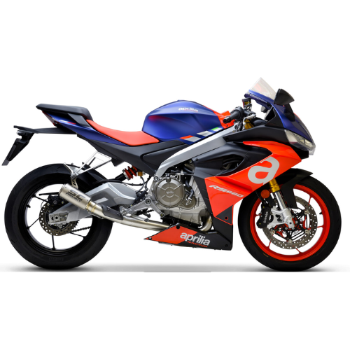 SC PROJECT EXHAUST FOR APRILIA RS 660 (2020 – 2023) Full exhaust system 2-1, Stainless steel, with CR-T Titanium Muffler