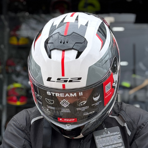 LS2 FF320 STREAM II METEOR WHITE RED - Image 8
