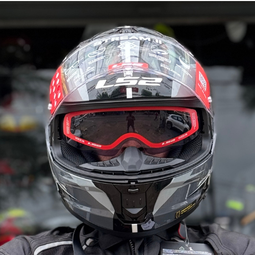 LS2 FF320 STREAM II METEOR BLACK GREY - Image 2