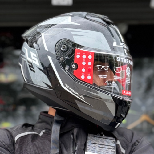 LS2 FF320 STREAM II METEOR BLACK GREY - Image 4