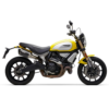 SC PROJECT EXHAUST FOR DUCATI SCRAMBLER 1100 (2018 – 2019) Pair of MTR Mufflers, Carbon fiber, with machined from solid CNC end cap