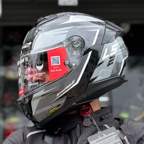 LS2 FF320 STREAM II METEOR BLACK GREY - Image 5