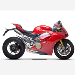 SC PROJECT EXHAUST FOR  DUCATI PANIGALE V4 – V4 S (2019 – 2020) Half-system 2-1-2 titanium system, with double CR-T M2 mufflers carbon fiber