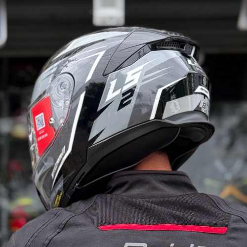 LS2 FF320 STREAM II METEOR BLACK GREY - Image 7