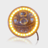 Head Light 7 Inch 8-LED with Ring