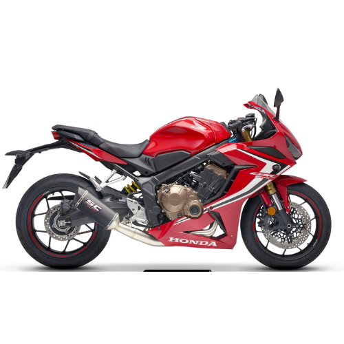 SC PROJECT EXHAUST FOR HONDA CBR650R (19-20) Full System Exhaust 4-1 SC1-M Carbon Fiber Muffler