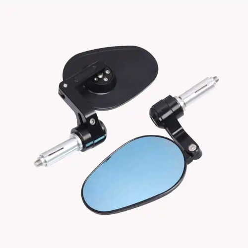 Motorcycle Handle Bar End Rear View Side Anti Glare Mirrors Universal CNC Aluminium - Image 3