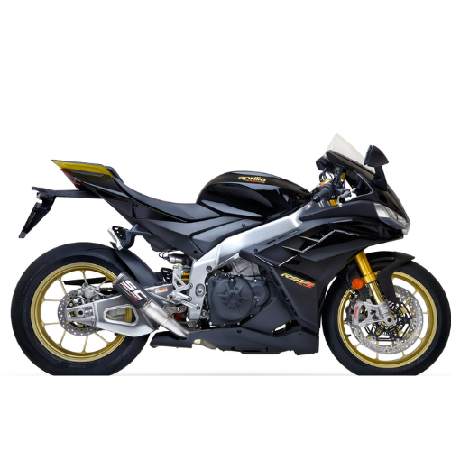 SC PROJECT EXHAUST FOR APRILIA RSV4 (2021 – 2023) – FACTORY CR-T Carbon Fiber Muffler, low position