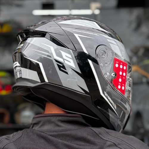 LS2 FF320 STREAM II METEOR BLACK GREY - Image 8