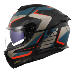 LS2 FF320 STREAM II ROAD MATT BLACK BLUE-06