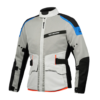 Ixon M-Njord Jacket - Light Grey / Blue/ Neon Red