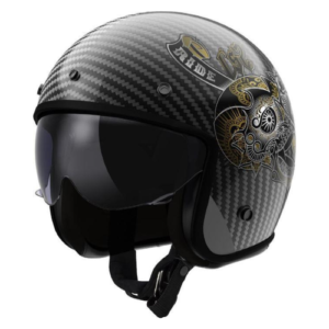 LS2 OF601 Bob II Carbon Custom 06 Jet Helmet