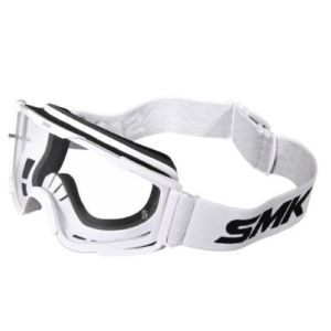 SMK Terrain Off-Road Motorcycle Goggles – White