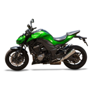 Silver Stallion-Full System (Silver) For Kawasaki Z1000-Black Matte