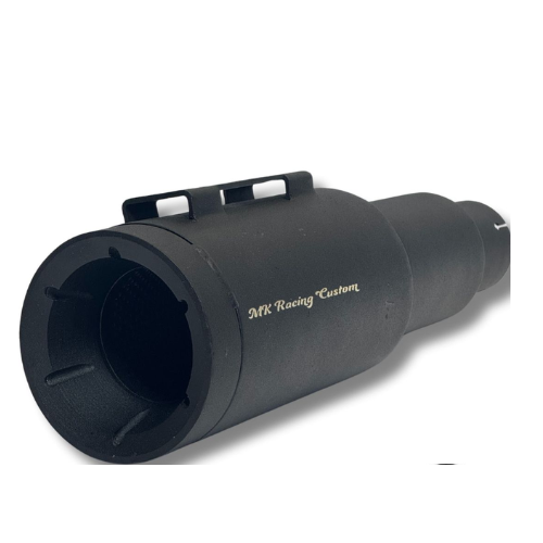 MK RACING CUSTOM EXHAUST SHORT CAN for HARLEY STREET 750 - Image 2