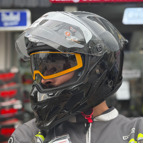 Korda Icon Solid Gloss Black Helmet - Image 8