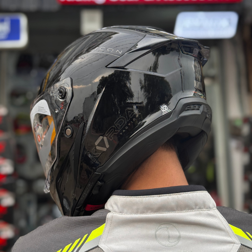 Korda Icon Solid Gloss Black Helmet - Image 11