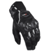 LS2 SPARK II LEATHER GLOVES BLACK WHITE