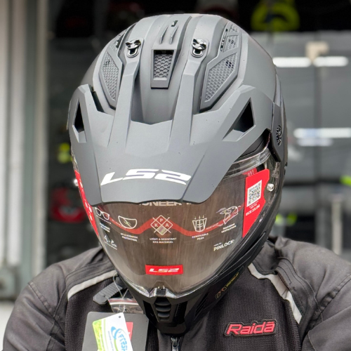 LS2 MX436 PIONEER II SOLID MATT BLACK-06 - Image 9