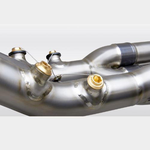 SC PROJECT EXHAUST FOR BMW S 1000 RR (2020 – 2022) – EURO 5 Full Exhaust System 4-1, Titanium, with Carbon SC1-R Muffler - Image 2