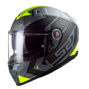 LS2 FF811 VECTOR II SPLITTER MATT TITAN H-V YELLOW