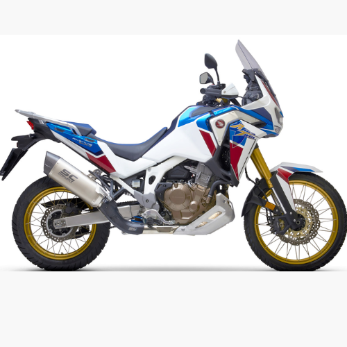 SC PROJECT EXHAUST FOR HONDA CRF1100L AFRICA TWIN (2020 – 2023) – ADVENTURE Adventure Muffler, titanium