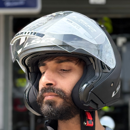 LS2 OF600 Copter Matt Black Helmet - Image 5