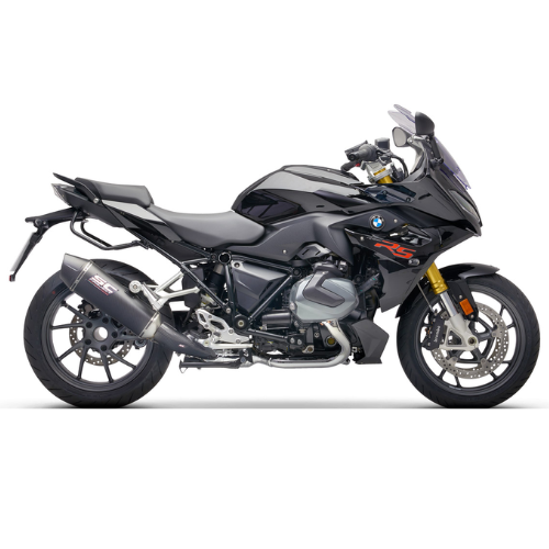 SC PROJECT EXHAUST FORBMW R 1250 R (2021 – 2023) – RS – EURO 5 X-Plorer II Carbon Fiber Muffler with Carbon fiber end cap - Image 3