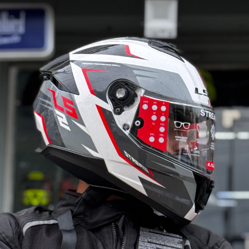 LS2 FF320 STREAM II METEOR WHITE RED - Image 4