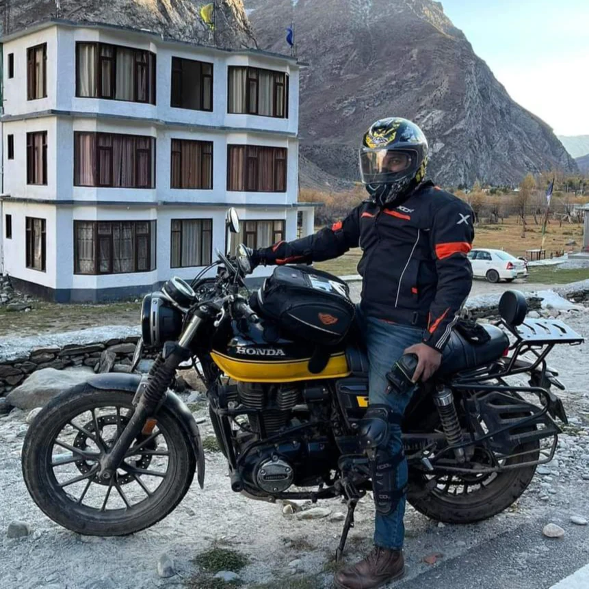 Top Rack with Plate without Backrest for Honda Hness CB 350 & RS350 - Image 3