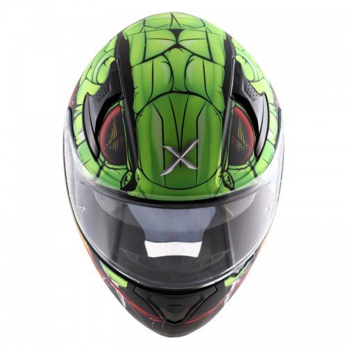 APEX VENOMOUS BLACK NEON GREEN FULL FACE HELMET FOR MAN AND WOMAN - Image 10