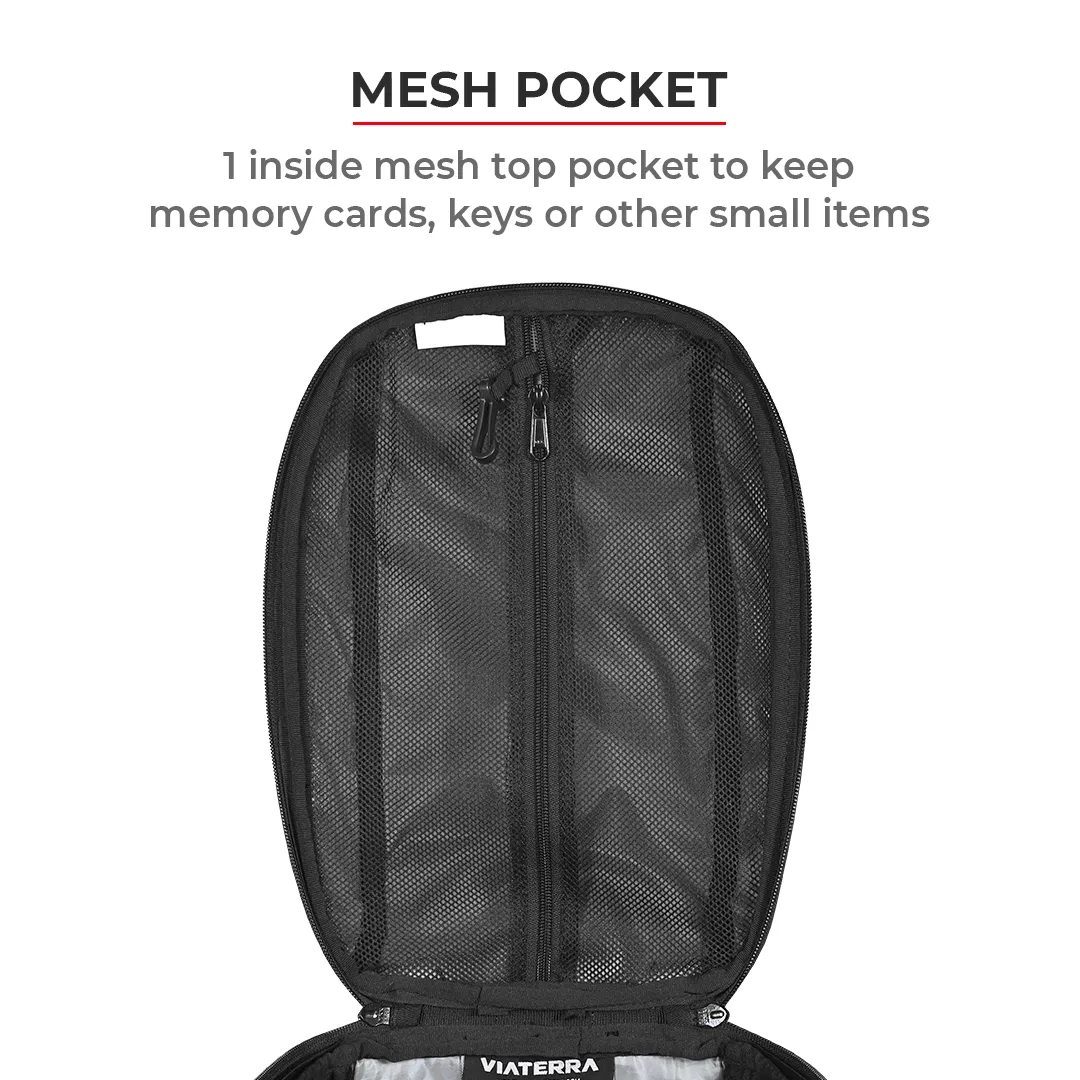 VIATERRA FLY MAGNETIC - MOTORCYCLE TANK BAG (MAGNET BASED) - Image 12