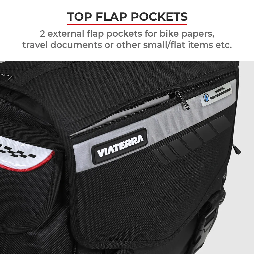 VIATERRA LEH - 100% WATERPROOF MOTORCYCLE SADDLEBAGS - Image 8