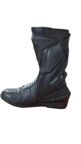 VR1 B01 Riding Boots Black Neon Green - Image 3