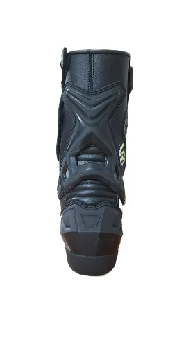 VR1 B01 Riding Boots Black Neon Green - Image 6