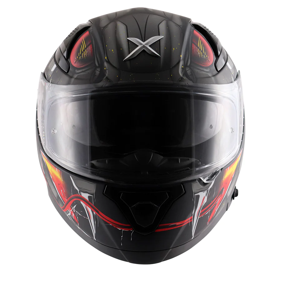 APEX VENOMOUS BLACK GREY FULL FACE HELMET FOR MAN AND WOMAN - Image 9