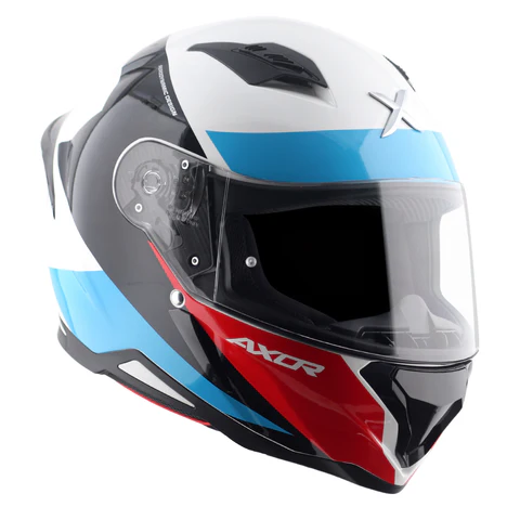Axor Hunter Turbo Helmet White Red - Image 9