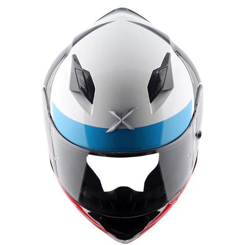 Axor Hunter Turbo Helmet White Red - Image 10