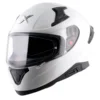 APEX SOLID WHITE FULL FACE HELMET FOR MAN AND WOMAN