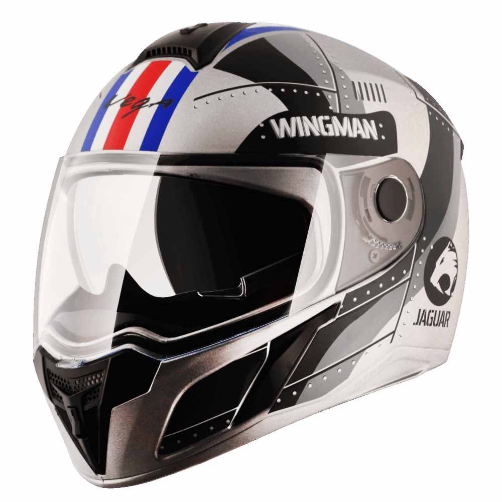 VEGA Ryker D/V Wingman Helmet- Dull-Cool-Grey-Black