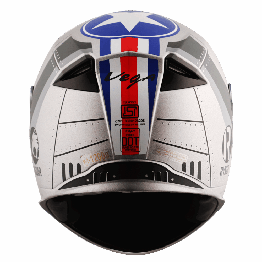 VEGA Ryker D/V Wingman Helmet- Dull-Cool-Grey-Black - Image 3