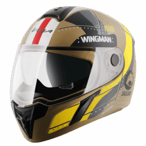 VEGA Ryker D/V Wingman Helmet- Dull-Desert-Storm-Neon-Yellow